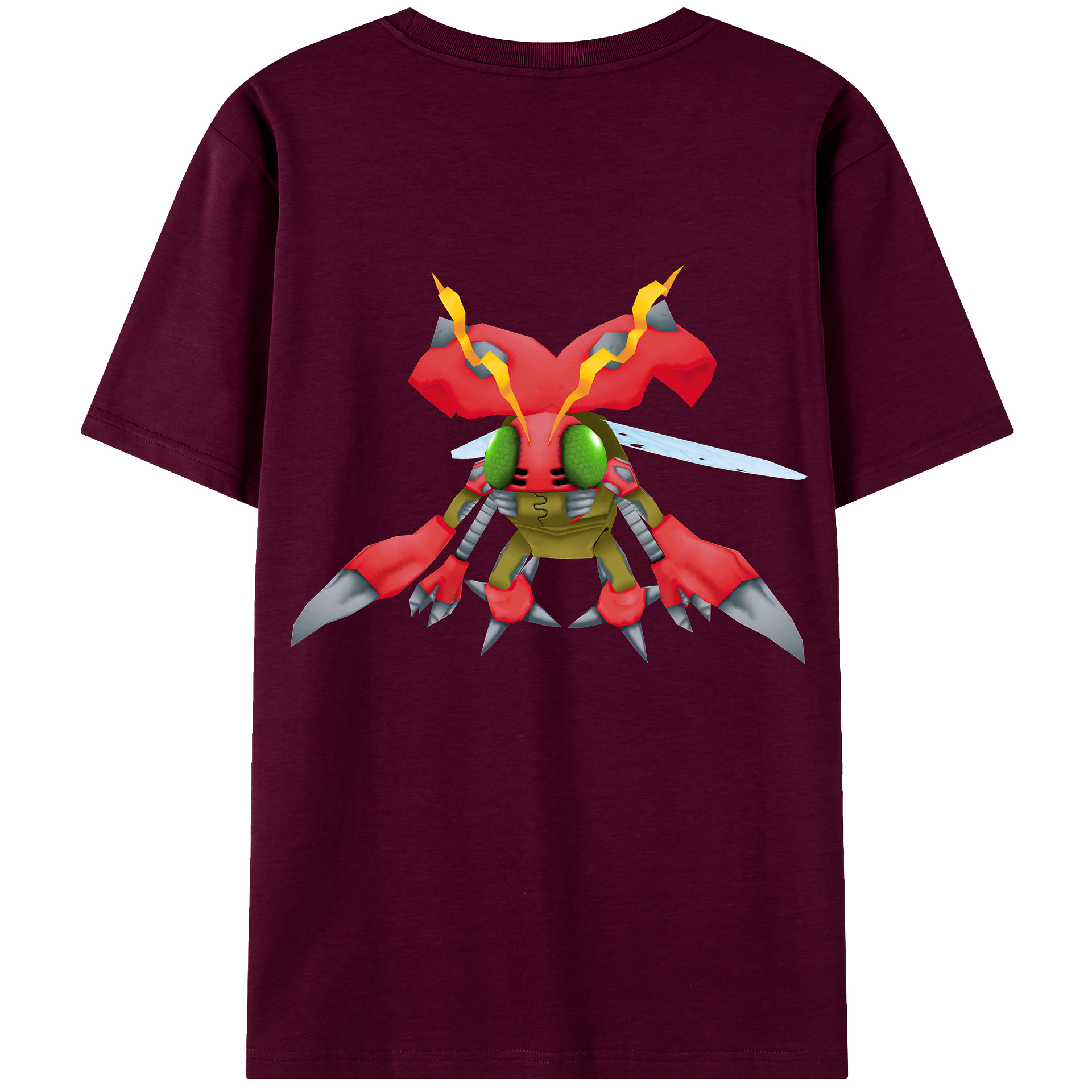 （画像用） Digimon デジタルモンスター/デジモン レディース半袖Tシャツ(バックプリント)